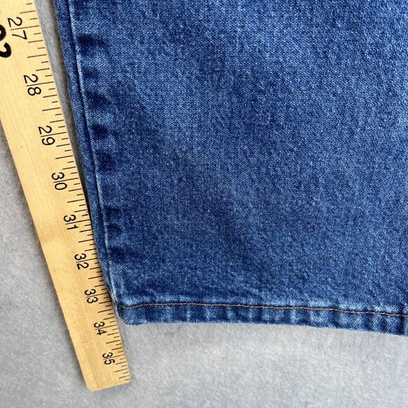 Wrangler Jeans Mens 38x36 Blue 13MWZPW Cowboy Cut Western Straight Leg Denim - Picture 11 of 14